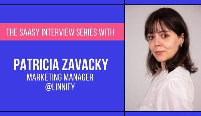 Milk & Cookies SaaSy interview series Patricia Zavacky Linnify